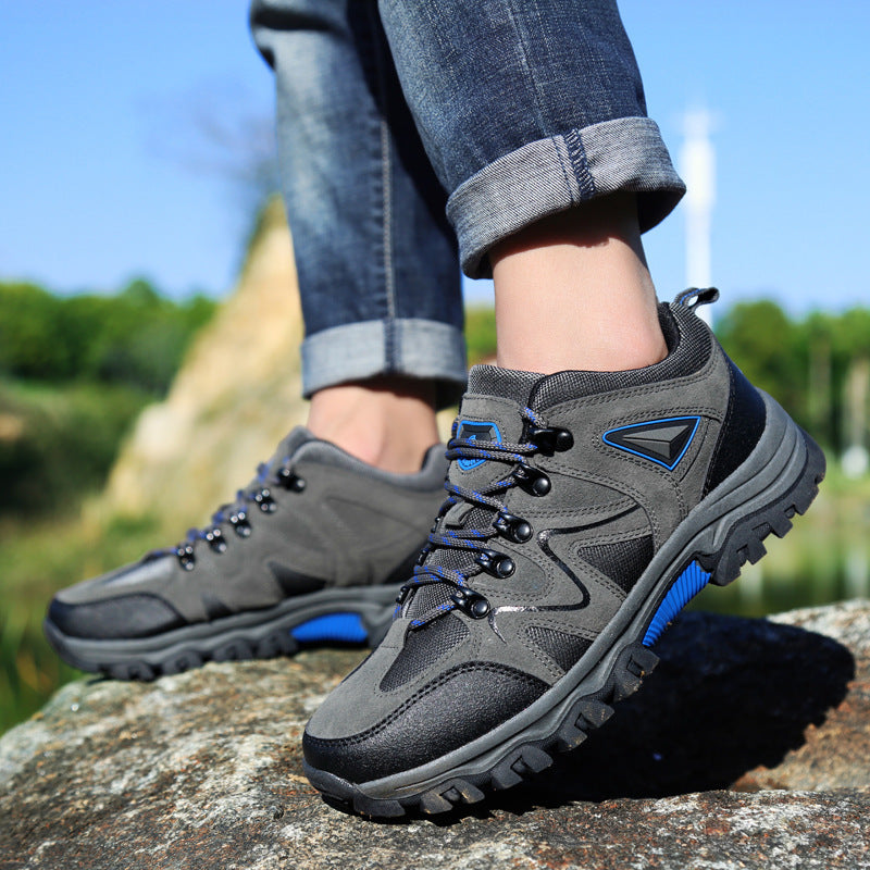 Men's new  anti-slip and waterproof outdoor hiking shoes.