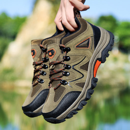 Men's new  anti-slip and waterproof outdoor hiking shoes.
